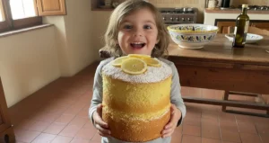 Torta al limone senza burro soffice alta e deliziosa che piace a tutti i bambini